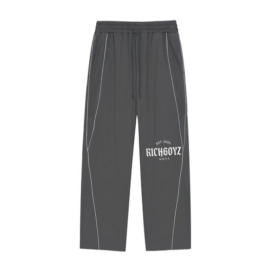 Reflection Striped Straight-Leg Sweatpants